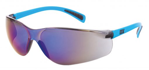 OX Veiliheidsbril blauw spiegel