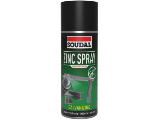 Soudal zinc spray mat 400ml (6pp)