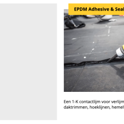 Pandser EPDM Adhesive en Sealant koker 290 ml (12pp)