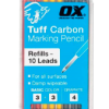 OX Tuff Carbon Refills Basic Colour & Graphite Lead - 10 Pack