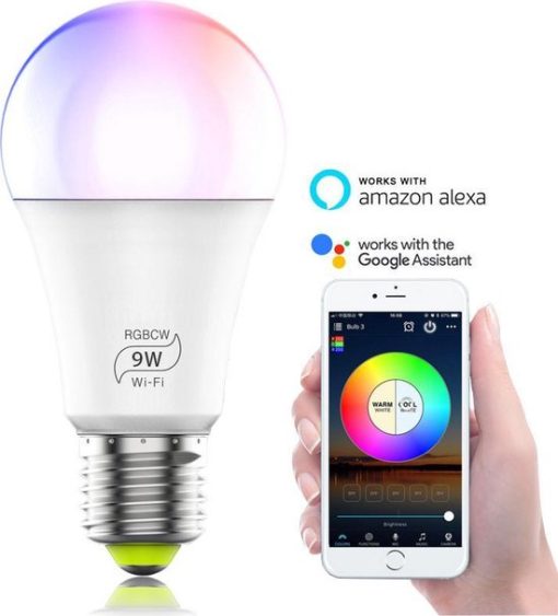 Vel Smart E27 Wifi RGB Lamp Tuya
