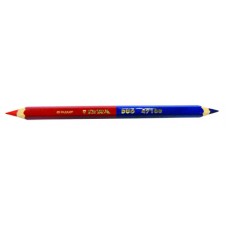 SA potlood LYRA rood/blauw 18cm (12pp)