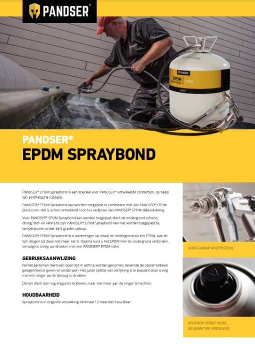 Pandser Epdm Spraybond 750ml (EPDM Verlijmen) (12pp)