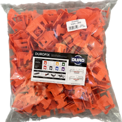 Duro Oranje Level Durofix Clips 1mm - 250 stuks
