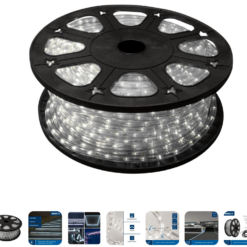 VEL LED-LICHTSLANG - 45 m - KOUDWIT
